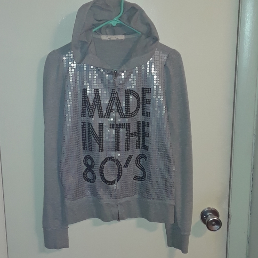 Vintage SweatJacket With Hood